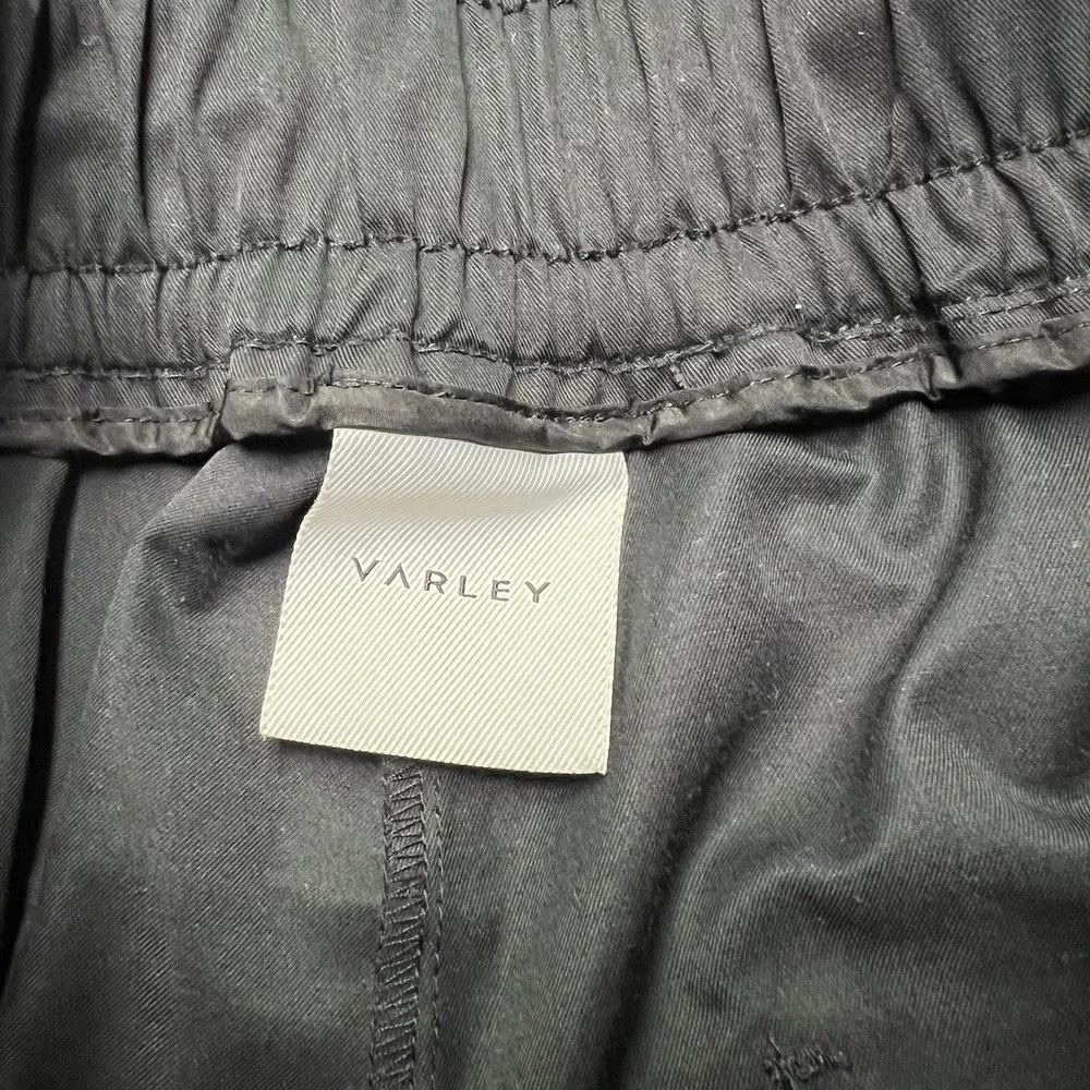 Varley Anthropologie Eastwood Cargo Joggers Sheen‎ Twill Womens 26x26 Black